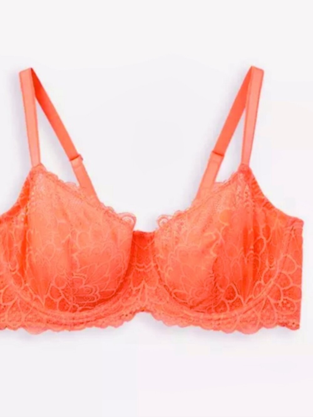 Torrid Balconette Bra 38DD Coral